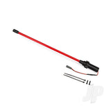 Traxxas Whip light LED red (assembled) (1)/ 3x12mm BCS (2) (replacement for 1 whip light left or right) (requires #6588X accessory power supply)