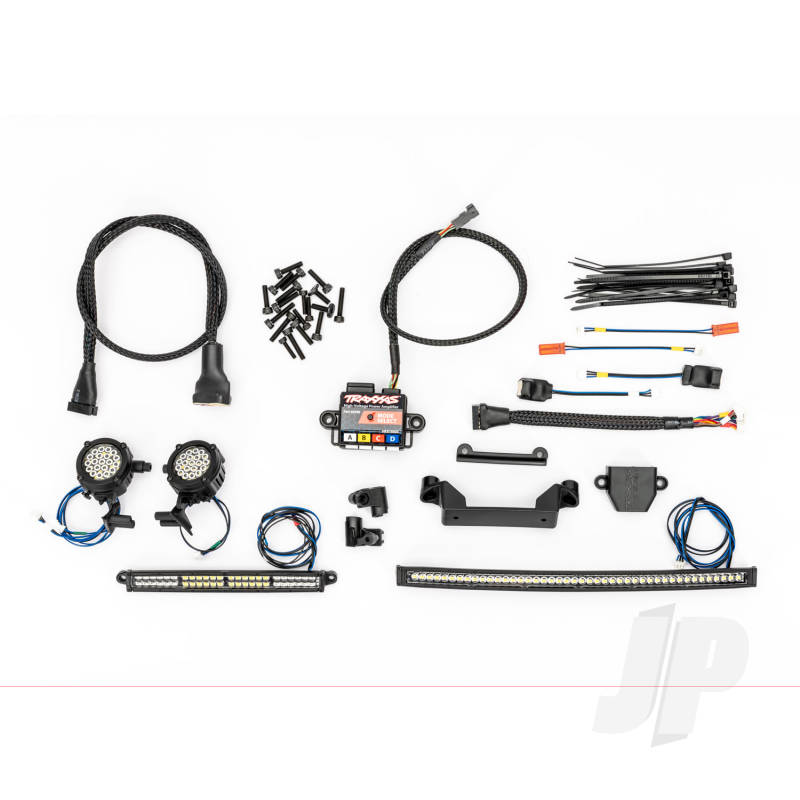 Traxxas Pro Scale LED light set Sand Car complete (includes front light bar rear light bar side lights (left & right) and high-voltage power amplifier)