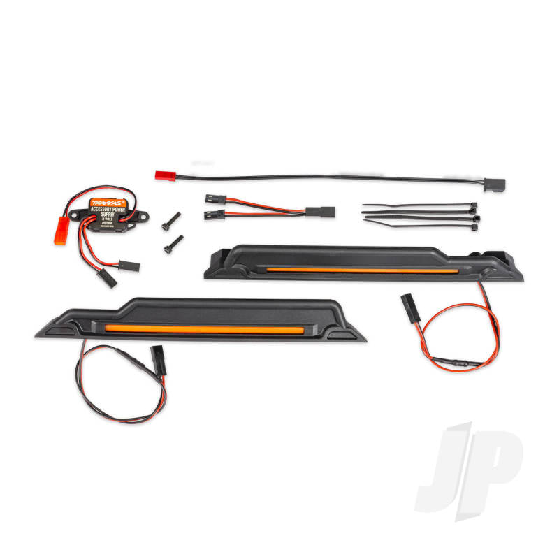 Traxxas LED light kit orange complete (underbody) (includes 3-volt accessory power supply power harnesses & mounting hardware)