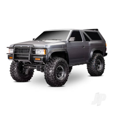 Traxxas TRX-4 1987 Nissan Pathfinder 1:10 4X4 Electric Trail Crawler - Silver (+ TQi 4-ch/XL-5) HV Titan 55/Clipless Body) - PRE ORDER - DUE LATE NOVEMBER