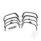Traxxas Replacement fender flares for the 11011-series TRX-4 Nissan Pathfinder body. Includes mounts and 2x8 mm screws (30)