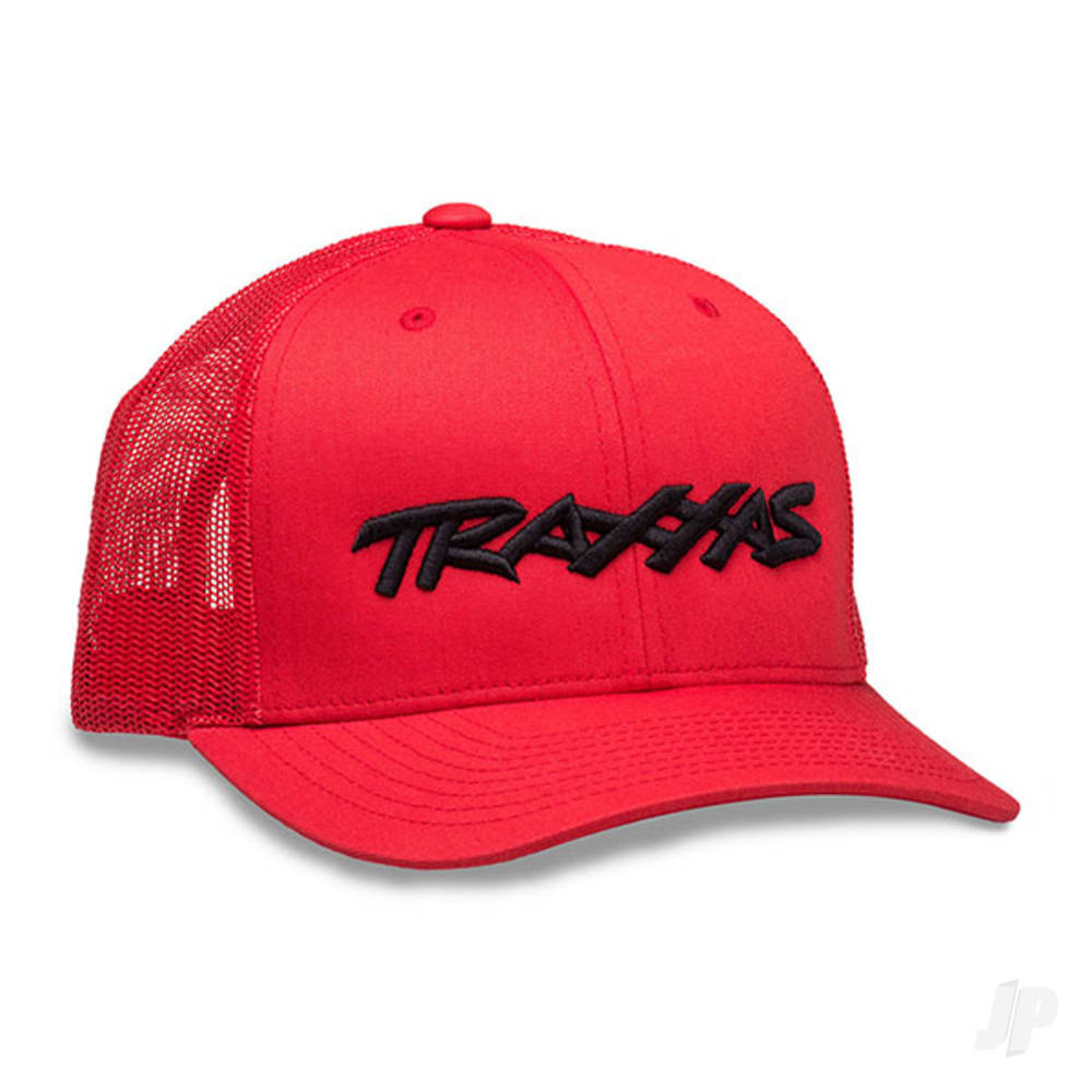 Traxxas Logo Hat Curve Bill Red OSFA