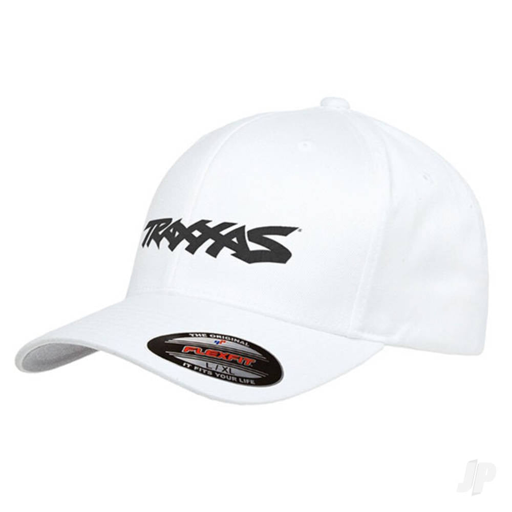 Traxxas Logo Flexfit Hat (White)