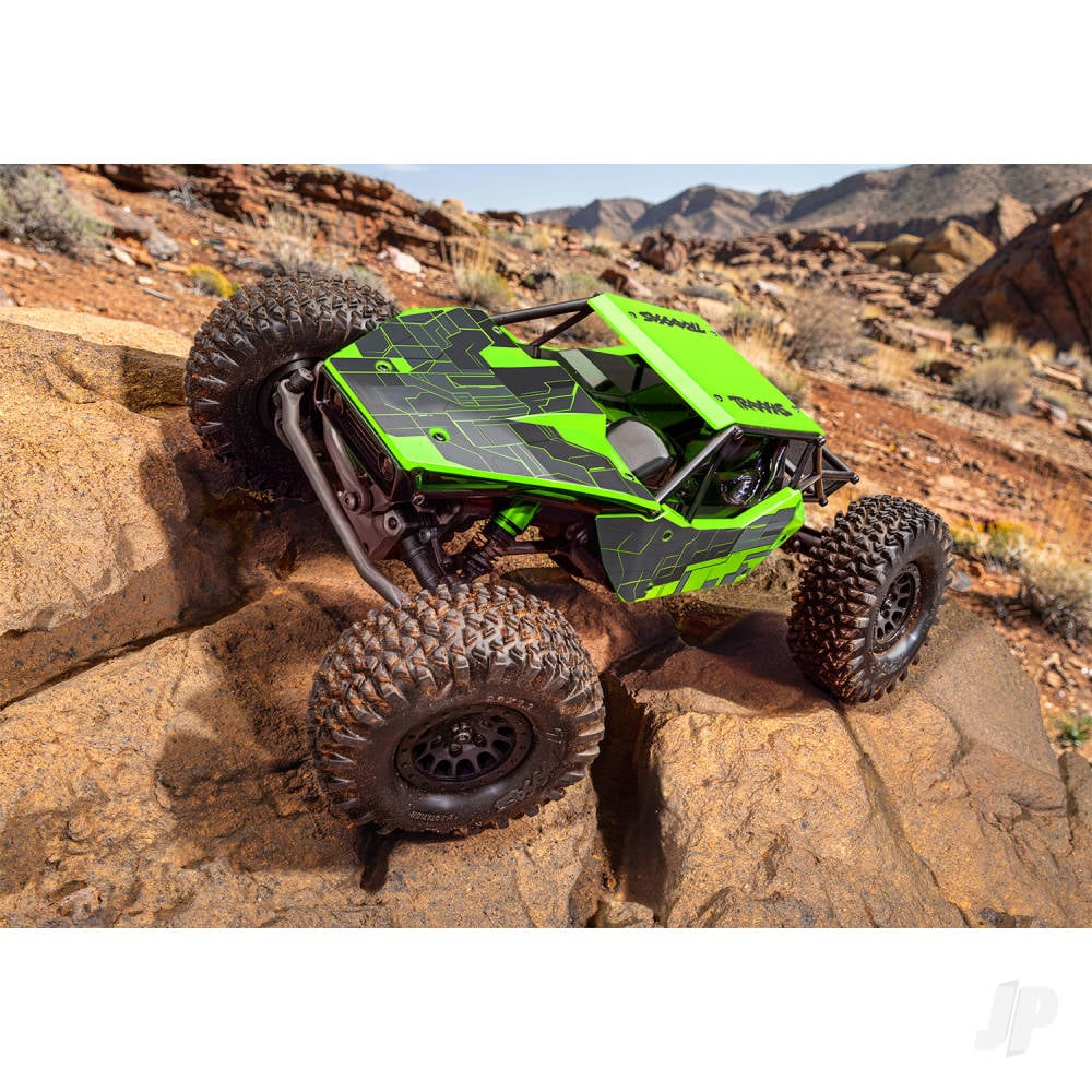 Traxxas TXC-4M Extreme Crawler 1:18 4X4 RTD Crawler - Green (+TQ Compact/3S BL/3350Kv/ Clipless Tube-Frame Body) - Pre Order - Expected mid December