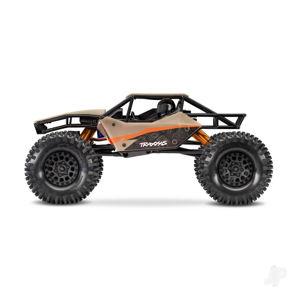 Traxxas TXC-4M Extreme Crawler 1:18 4X4 RTD Crawler - Tan (+TQ Compact/3S BL/3350Kv/ Clipless Tube-Frame Body) - Pre Order - Expected mid December
