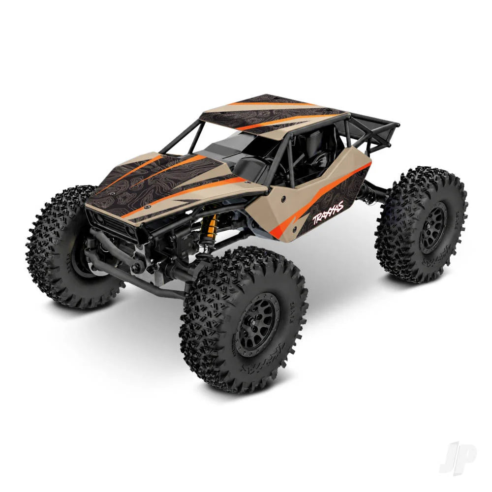 Traxxas TXC-4M Extreme Crawler 1:18 4X4 RTD Crawler - Tan (+TQ Compact/3S BL/3350Kv/ Clipless Tube-Frame Body) - Pre Order - Expected mid December