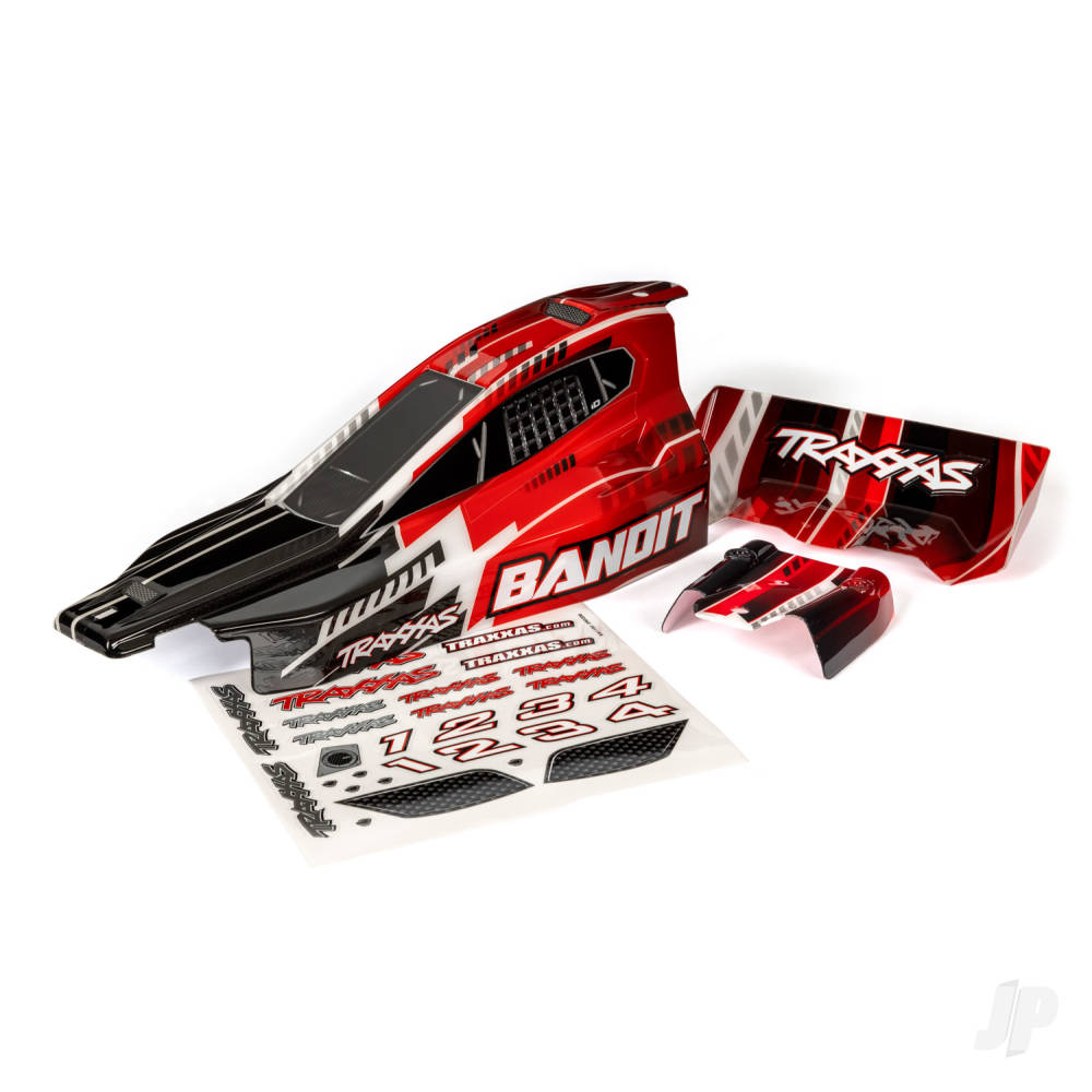 Body Bandit (also fits Bandit VXL) black & red/ wing (painted decals applied)