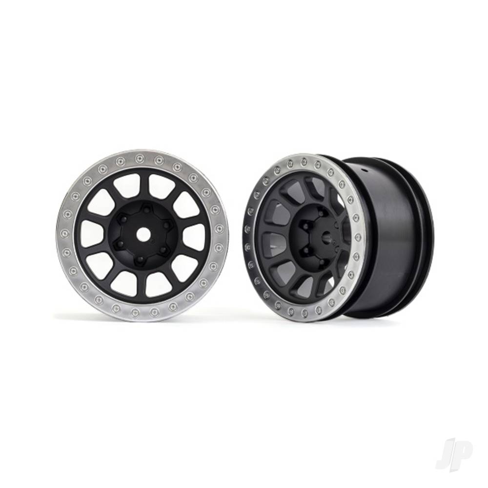 Wheels 2.2in (graphite gray satin chrome beadlock) (2) (Bandit rear)