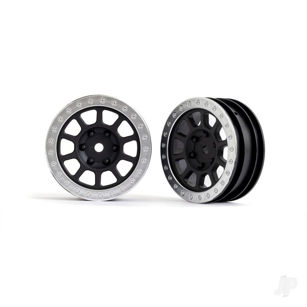 Wheels 2.2in (graphite gray satin chrome beadlock) (2) (Bandit front)