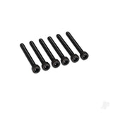 Screws 3x25mm cap-head machine (hex drive) (6)