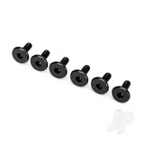 Traxxas Screws Flat-Head 3x8mm Hex (6)