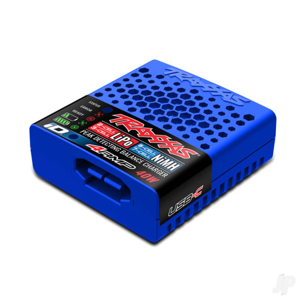 USB-C Multi-Chemistry Charger 40W 6-7 cell NiMH/2-3 cell LiPo with iD Auto Battery Identification