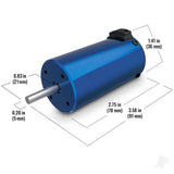 Velineon VXL-4Ss Brushless Power System waterproof (includes VXL-4s ESC and 2400Kv 70mm motor)