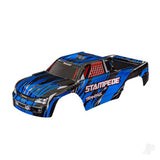 Traxxas Body Stampede (also fits Stampede VXL) Blue (painted decals applied) (assembled with front & rear body mounts for clipless mounting) TRX3620A-BLUE