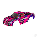 Traxxas Body Stampede (also fits Stampede VXL) Pink (painted decals applied) (assembled with front & rear body mounts for clipless mounting) TRX3620A-PINK