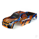 Body Stampede VXL orange & blue (painted decals applied)