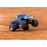 Traxxas Bigfoot HD 1:10 Electric 2WD RTR Monster Truck Blue (+ TQ 2-ch XL-5 Titan 550 7-Cell NiMH 4A USB-C charger)