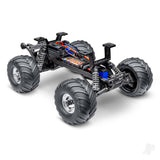 Traxxas Bigfoot HD 1:10 Electric 2WD RTR Monster Truck Blue (+ TQ 2-ch XL-5 Titan 550 7-Cell NiMH 4A USB-C charger)