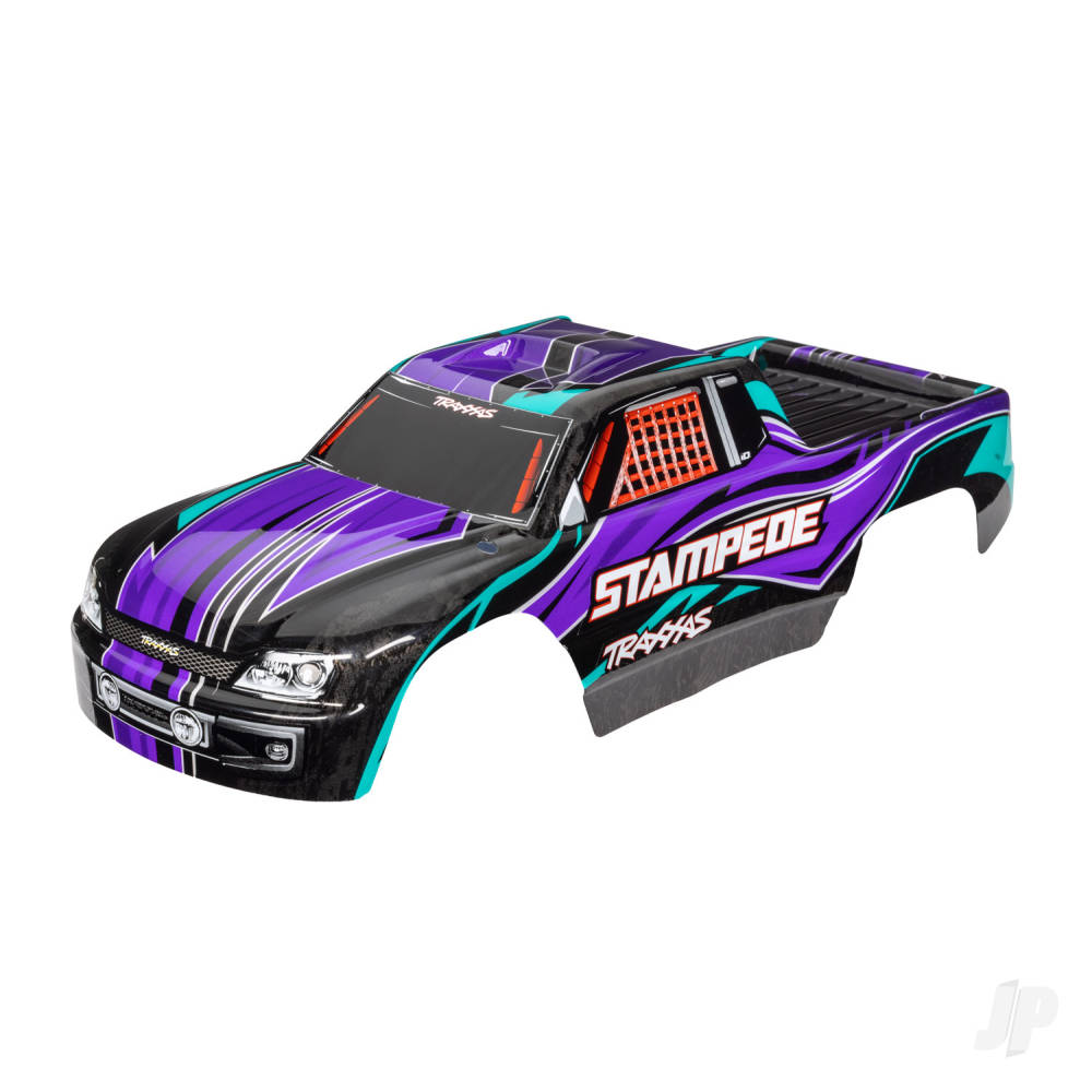 Body Stampede (also fits Stampede VXL) purple (painted decals applied)