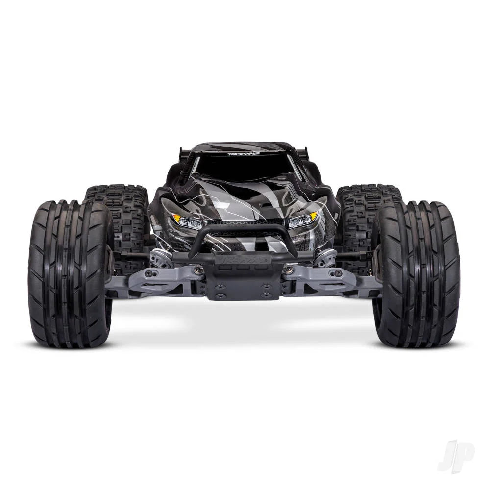 Traxxas Rustler 1:10 2WD RTR Stadium Truck - Black (+ TQi Sport 2-ch - TSM - VX3, Velineon V3200 - Clipless Body) (Copy)