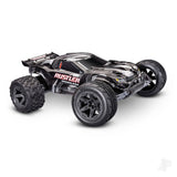 Traxxas Rustler 1:10 2WD RTR Stadium Truck - Black (+ TQi Sport 2-ch - TSM - VX3, Velineon V3200 - Clipless Body) (Copy)