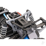 Traxxas Rustler 1:10 2WD RTR Stadium Truck - Black (+ TQi Sport 2-ch - TSM - VX3, Velineon V3200 - Clipless Body) (Copy)