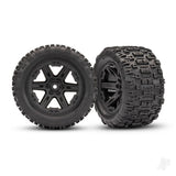 Traxxas Rustler 1:10 2WD RTR Stadium Truck - Black (+ TQi Sport 2-ch - TSM - VX3, Velineon V3200 - Clipless Body) (Copy)