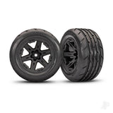 Traxxas Rustler 1:10 2WD RTR Stadium Truck - Black (+ TQi Sport 2-ch - TSM - VX3, Velineon V3200 - Clipless Body) (Copy)