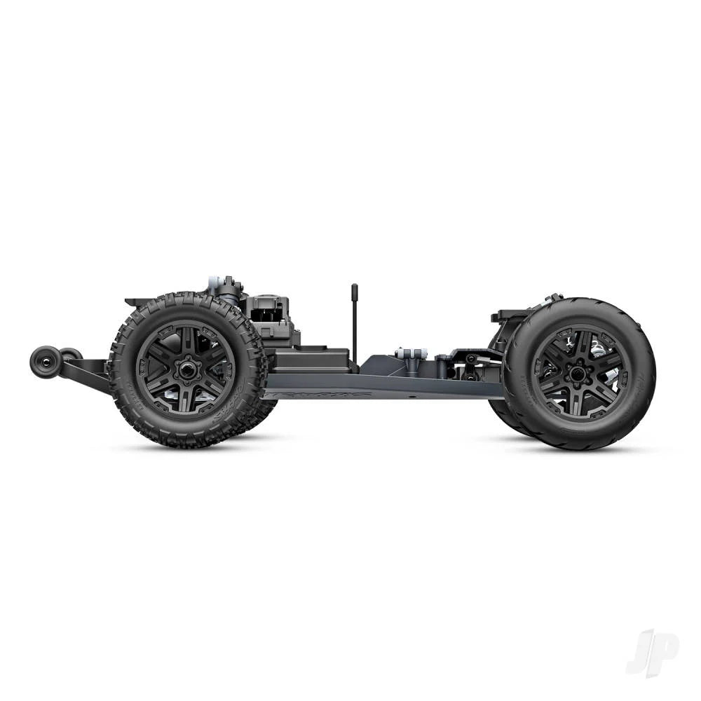 Traxxas Rustler 1:10 2WD RTR Stadium Truck - Black (+ TQi Sport 2-ch - TSM - VX3, Velineon V3200 - Clipless Body) (Copy)