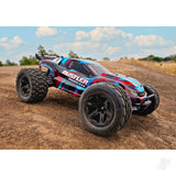 Traxxas Rustler 1:10 2WD RTR Stadium Truck - Red (+ TQi Sport 2-ch - TSM - VX3, Velineon V3200 - Clipless Body)