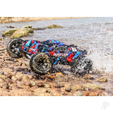 Traxxas Rustler 1:10 2WD RTR Stadium Truck - Red (+ TQi Sport 2-ch - TSM - VX3, Velineon V3200 - Clipless Body)