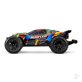 Traxxas Rustler 1:10 2WD RTR Stadium Truck - Yellow (+ TQi Sport 2-ch - TSM - VX3, Velineon V3200 - Clipless Body)