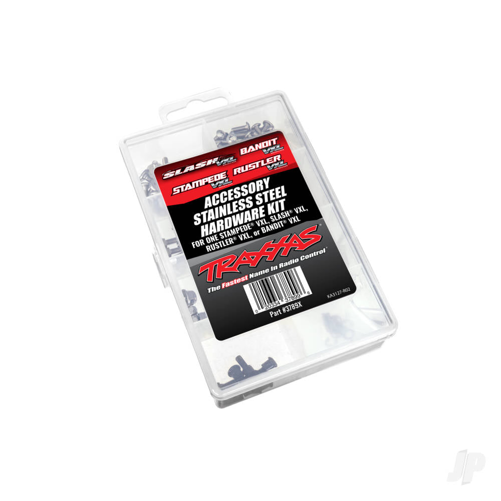 Hardware kit stainless steel Slash VXL/Bandit VXL/Stampede VXL/Rustler VXL (contains all stainless steel hardware used on Slash VXL Bandit VXL Stampede VXL or Rustler VXL)