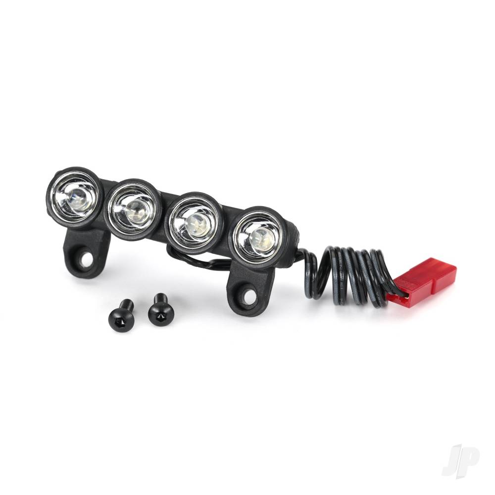 LED light bar front (assembled)/ 3x8 BCS (2)/ 2.5x8 BCS (2) (requires front bumper #3735 for 2WD Rustler or Bandit)