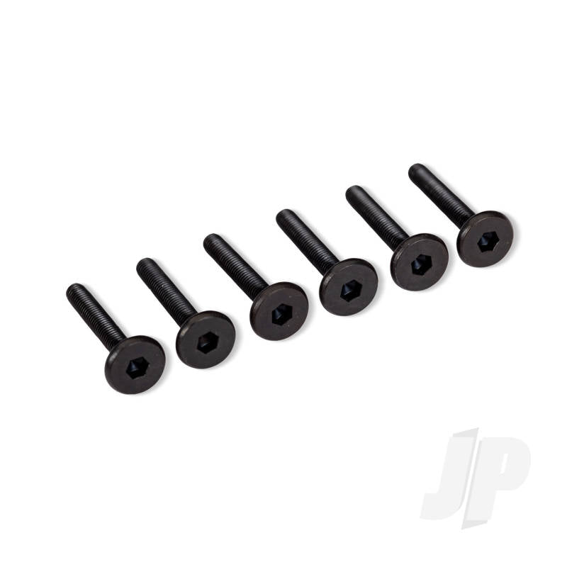 Traxxas Screws Flat-Head 3x20mm Hex (6)