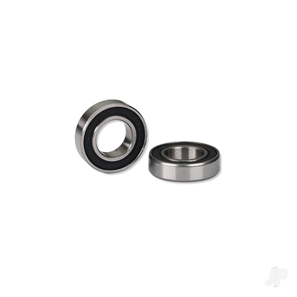 Ball bearings black rubber sealed (10x19x5mm) (2)