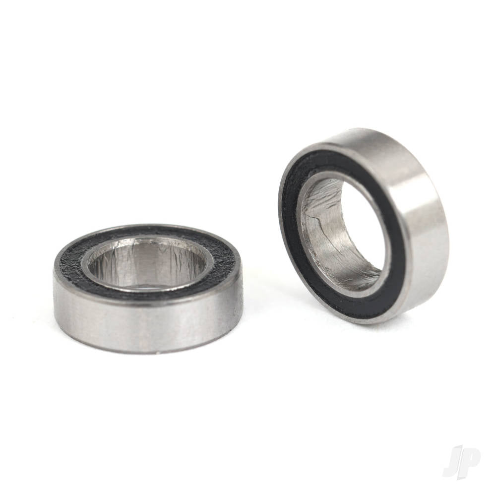 Ball bearings black rubber sealed (6x10x3mm) (2)