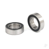 Ball bearings black rubber sealed (6x10x3mm) (2)