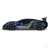 Traxxas XO-1 1:7 100+ MPH 4WD RTR Brushless Electric Race Car- Blue (+ TQi 2-ch wireless/TSM/Castle Mamba ESC)