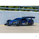 Traxxas XO-1 1:7 100+ MPH 4WD RTR Brushless Electric Race Car- Blue (+ TQi 2-ch wireless/TSM/Castle Mamba ESC)