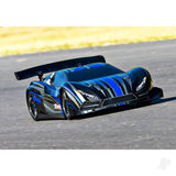 Traxxas XO-1 1:7 100+ MPH 4WD RTR Brushless Electric Race Car- Blue (+ TQi 2-ch wireless/TSM/Castle Mamba ESC)