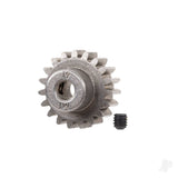 Gear 19-T pinion (1.0 metric pitch) (fits 5mm shaft)/ set screw (for use only with steel spur gears)