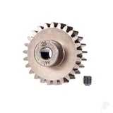 Gear 25-T pinion (1.0 metric pitch) (fits 5mm shaft)/ set screw (for use only with steel spur gears)