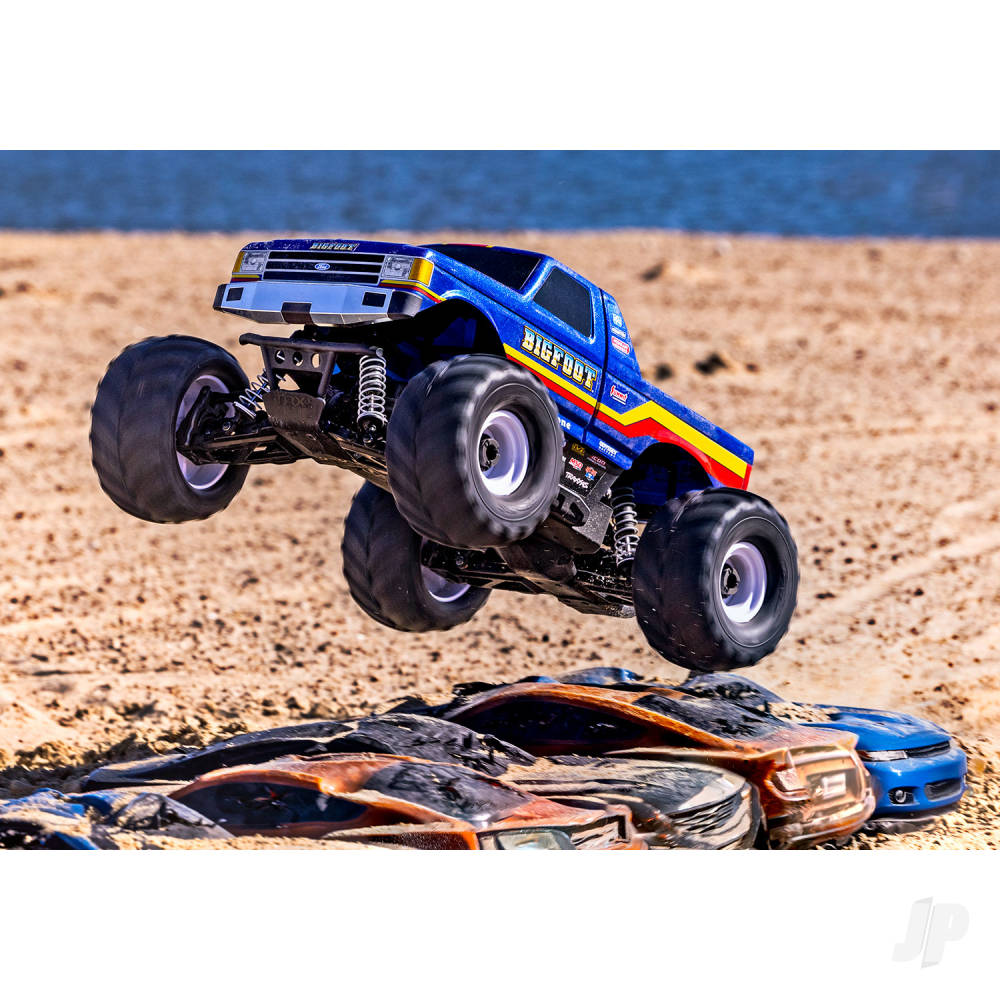 Bigfoot HD BL-2S 1:10 4WD RTR Monster Truck Blue (+ TQ 2-ch BL-2S 3300kV Classic Replica No. 8 Clipless Body)