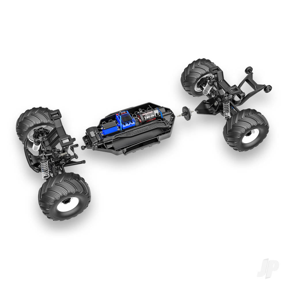 Bigfoot HD BL-2S 1:10 4WD RTR Monster Truck Blue (+ TQ 2-ch BL-2S 3300kV Classic Replica No. 8 Clipless Body)