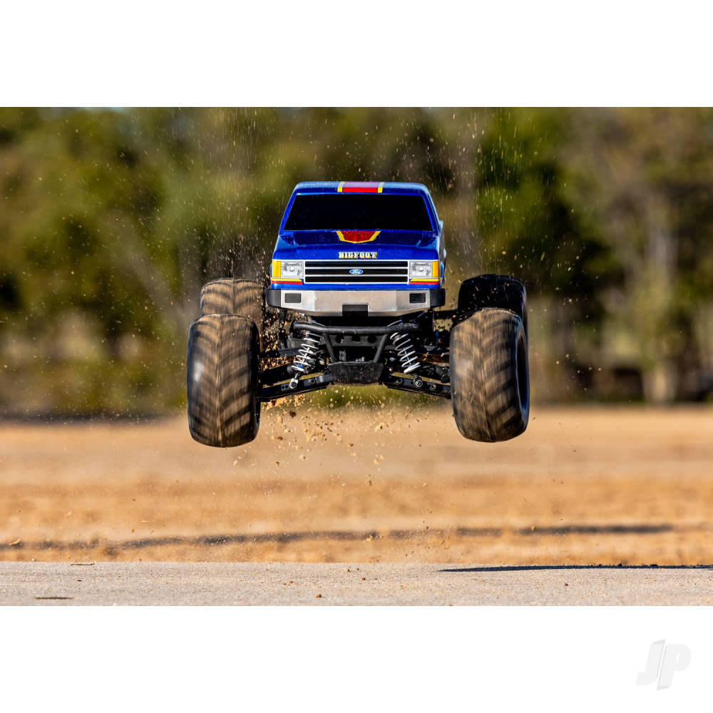 Bigfoot HD BL-2S 1:10 4WD RTR Monster Truck Blue (+ TQ 2-ch BL-2S 3300kV Classic Replica No. 8 Clipless Body)