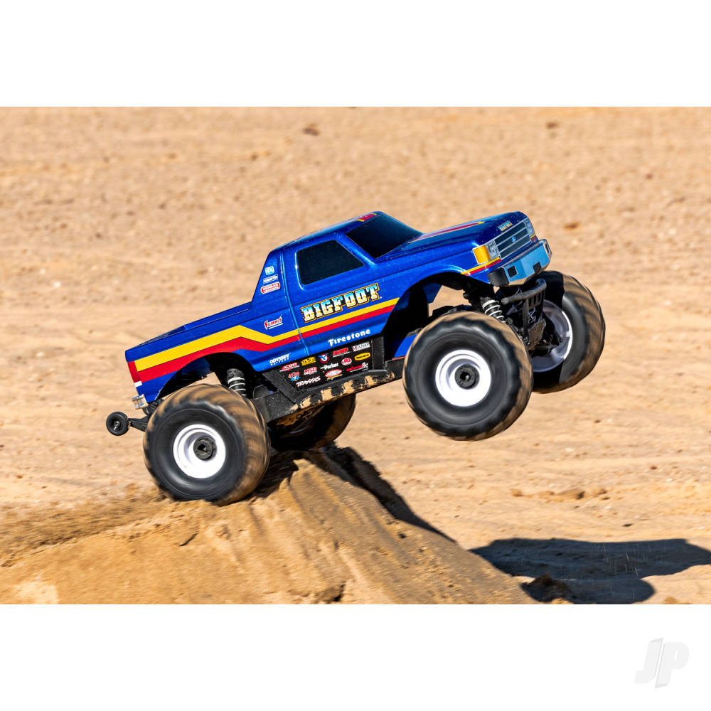 Bigfoot HD BL-2S 1:10 4WD RTR Monster Truck Blue (+ TQ 2-ch BL-2S 3300kV Classic Replica No. 8 Clipless Body)