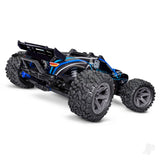 Traxxas 1/10 Rustler 4X4 BL-2S - 4WD RTR Brushless Electric Stadium Truck - Blue (+ TQ 2-ch/BL-2s/3300kV)