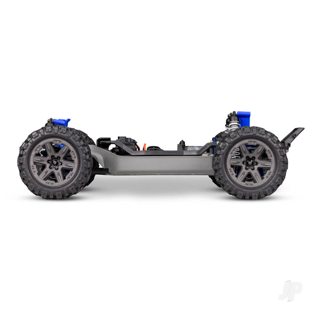 Traxxas 1/10 Rustler 4X4 BL-2S - 4WD RTR Brushless Electric Stadium Truck - Blue (+ TQ 2-ch/BL-2s/3300kV)