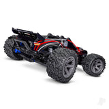 Traxxas 1/10 Rustler 4X4 BL-2S - 4WD RTR Brushless Electric Stadium Truck - Red (+ TQ 2-ch/BL-2s/3300kV)